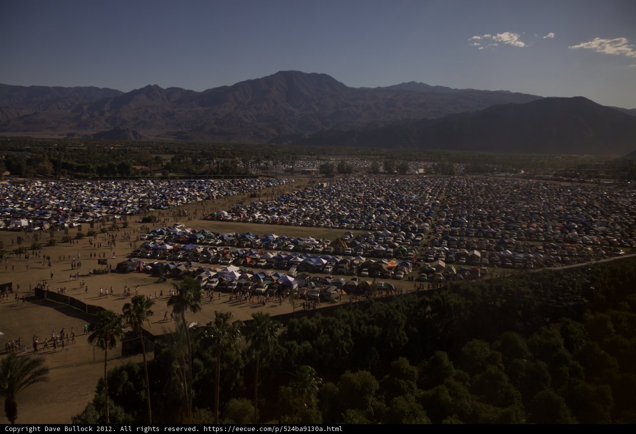 Festival Camping in the Open Field