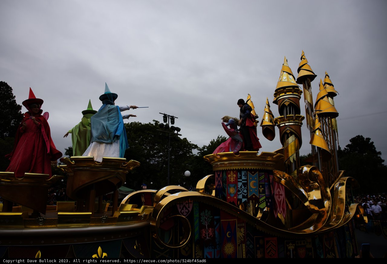 Magical Float Parade at Disneyland 2023