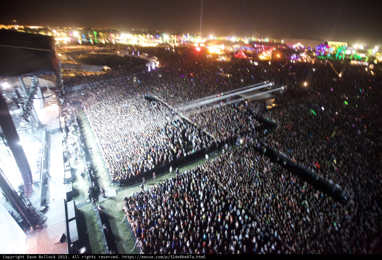 Coachella Concert at Night