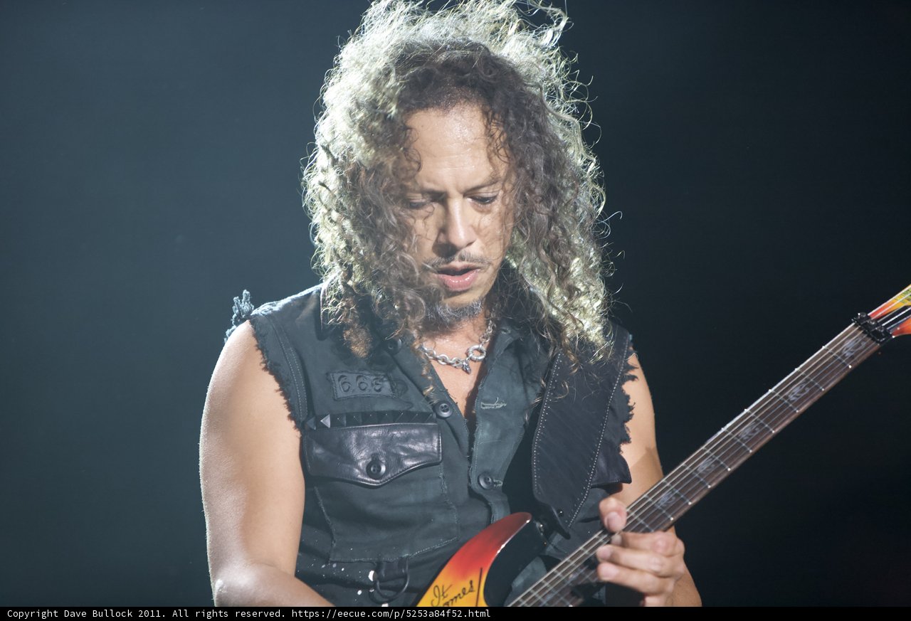 Kirk Hammett Rocks the Big Four Festival