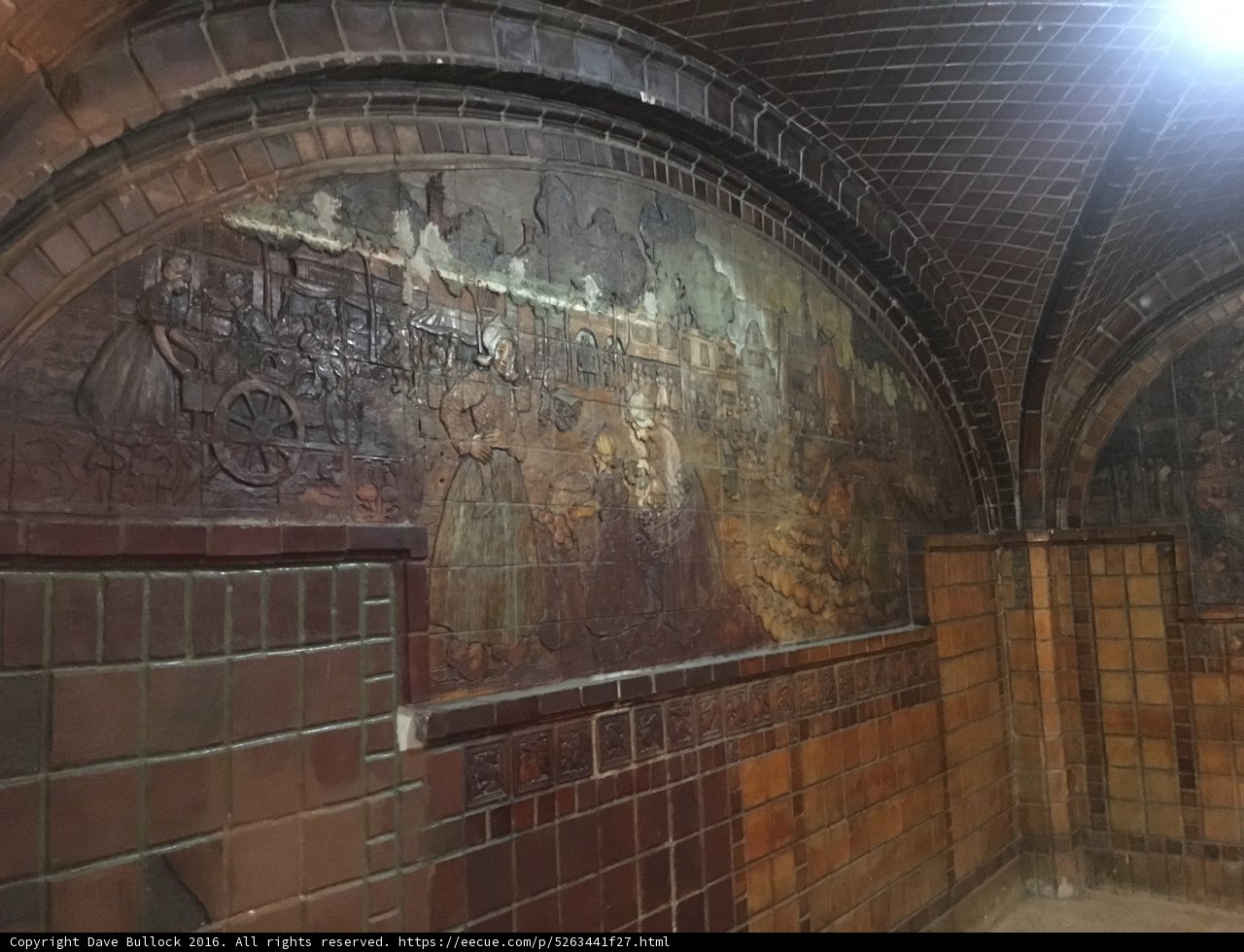 The Cryptic Bride Mural at Los Angeles Subway Station