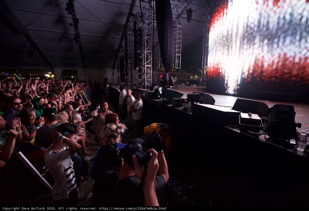 Coachella Sunday Concert with Massive Screen