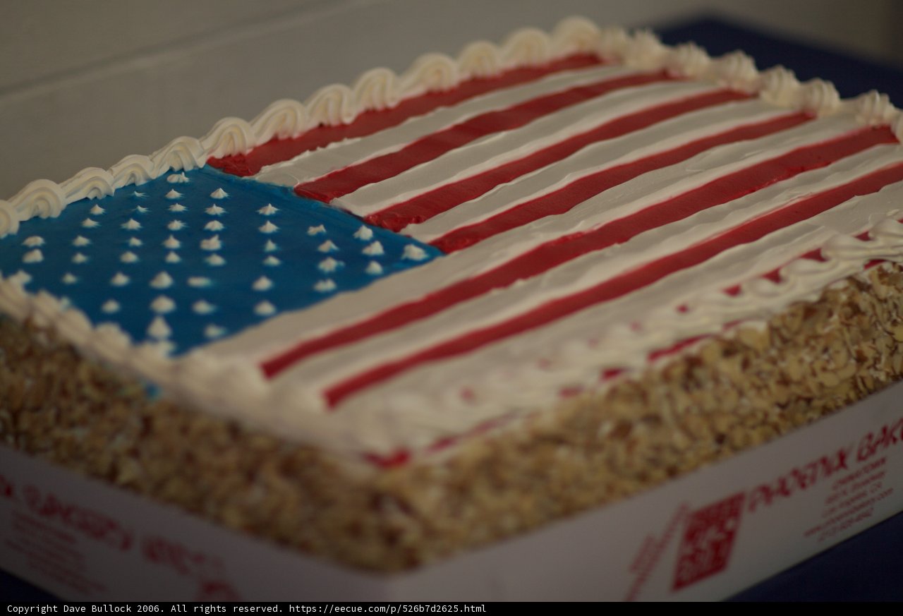 Patriotic Birthday Cake