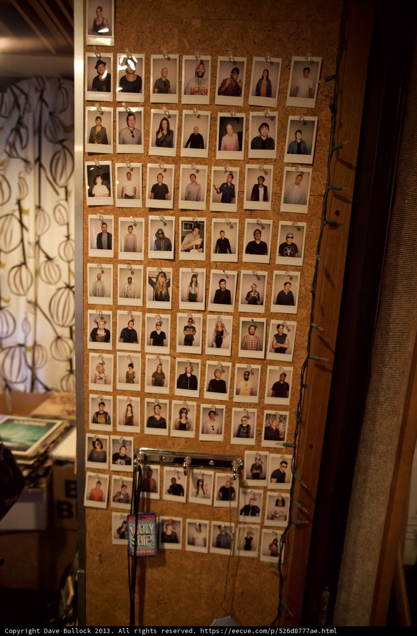 The Plywood Wall of Faces