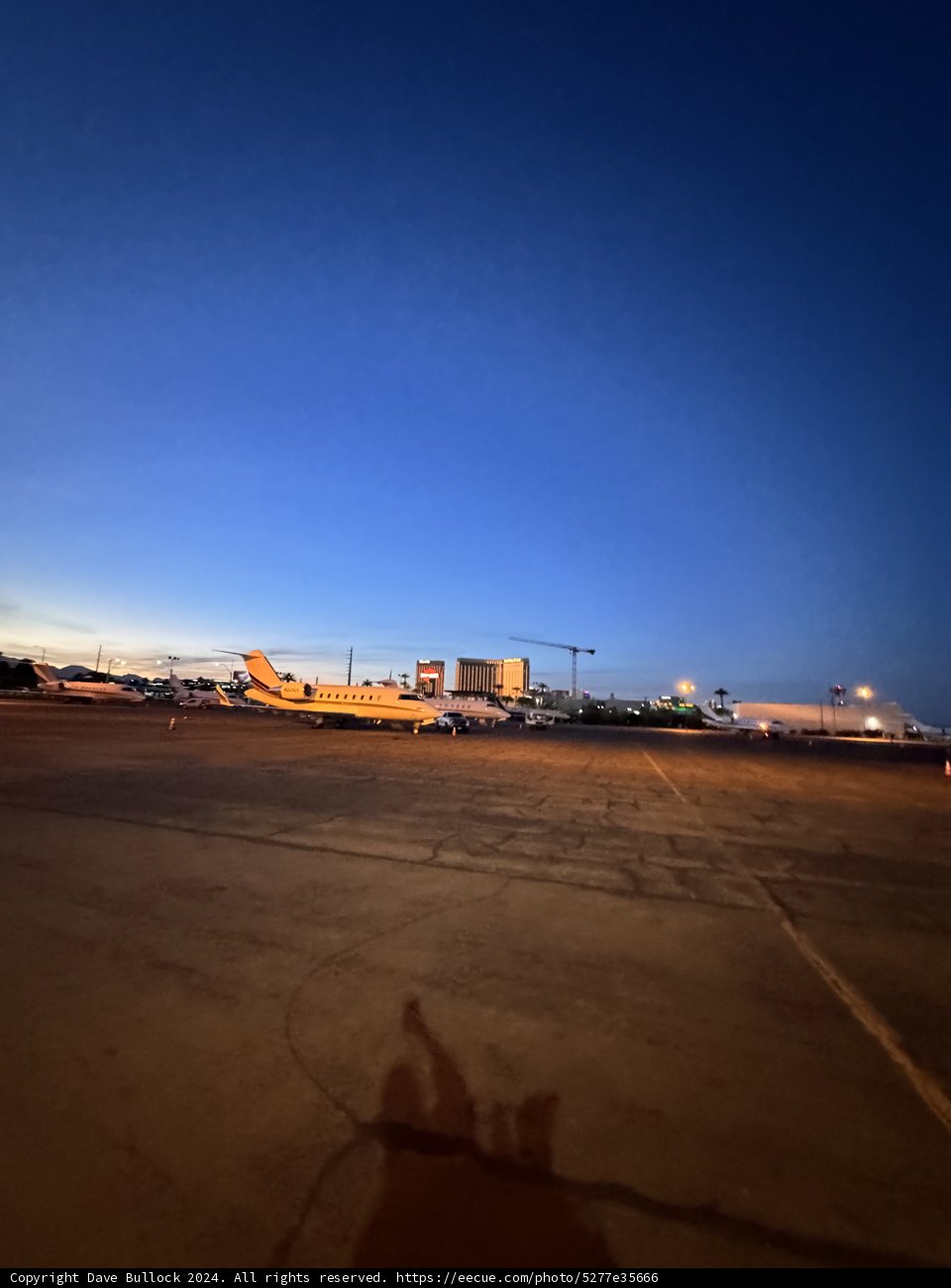 Twilight at Harry Reid International