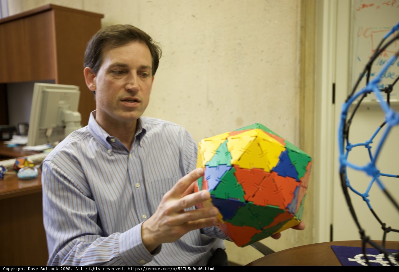 The Man and his Multicolored Sphere