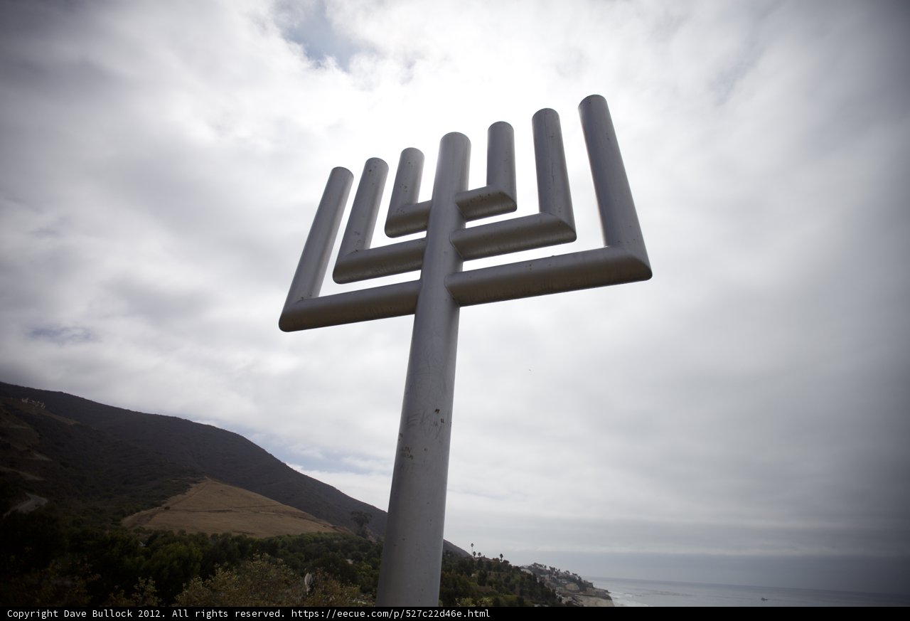 Menorah by the Sea