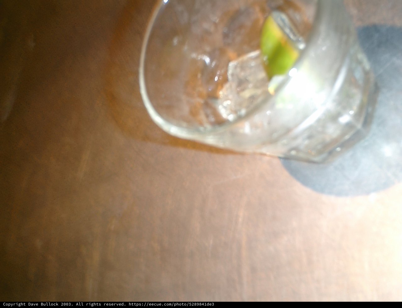 Lime Cocktail in a Glass