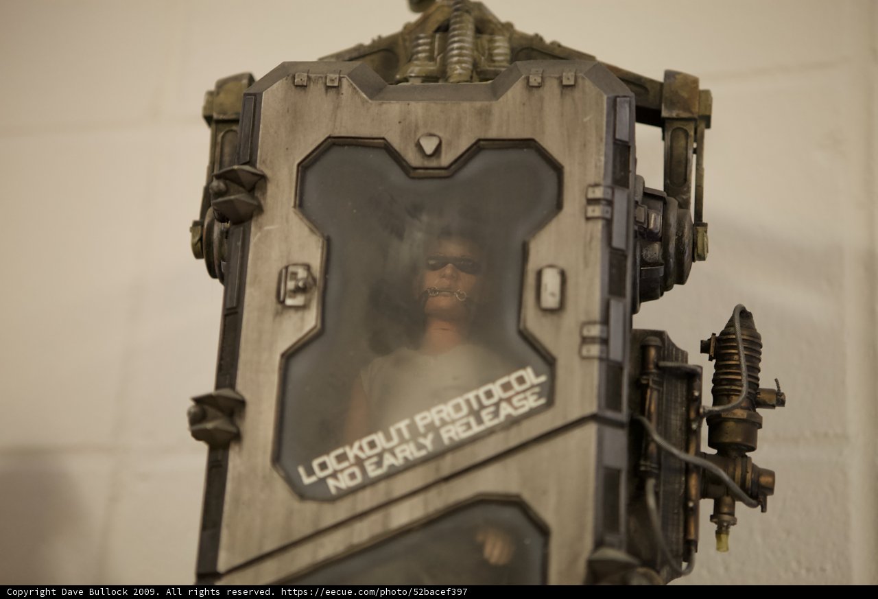 Toy Robot in Glass Case