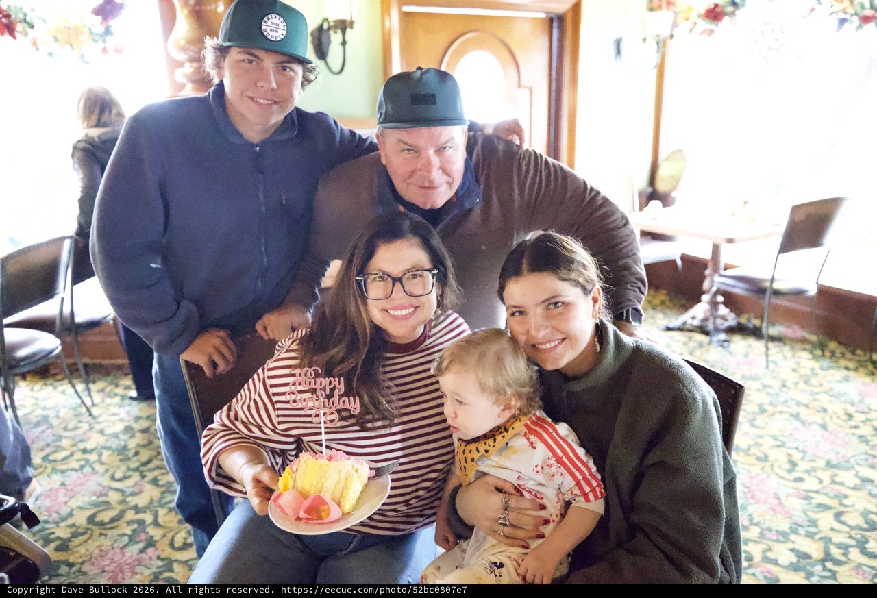 Multi-Generational Family Birthday Celebration at Home