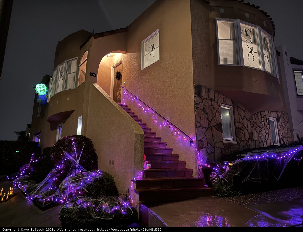 Enchantment in Architecture: The House with Purple Lights