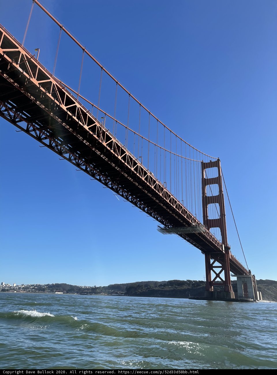Golden Gate Bridge in a Blue Sky
