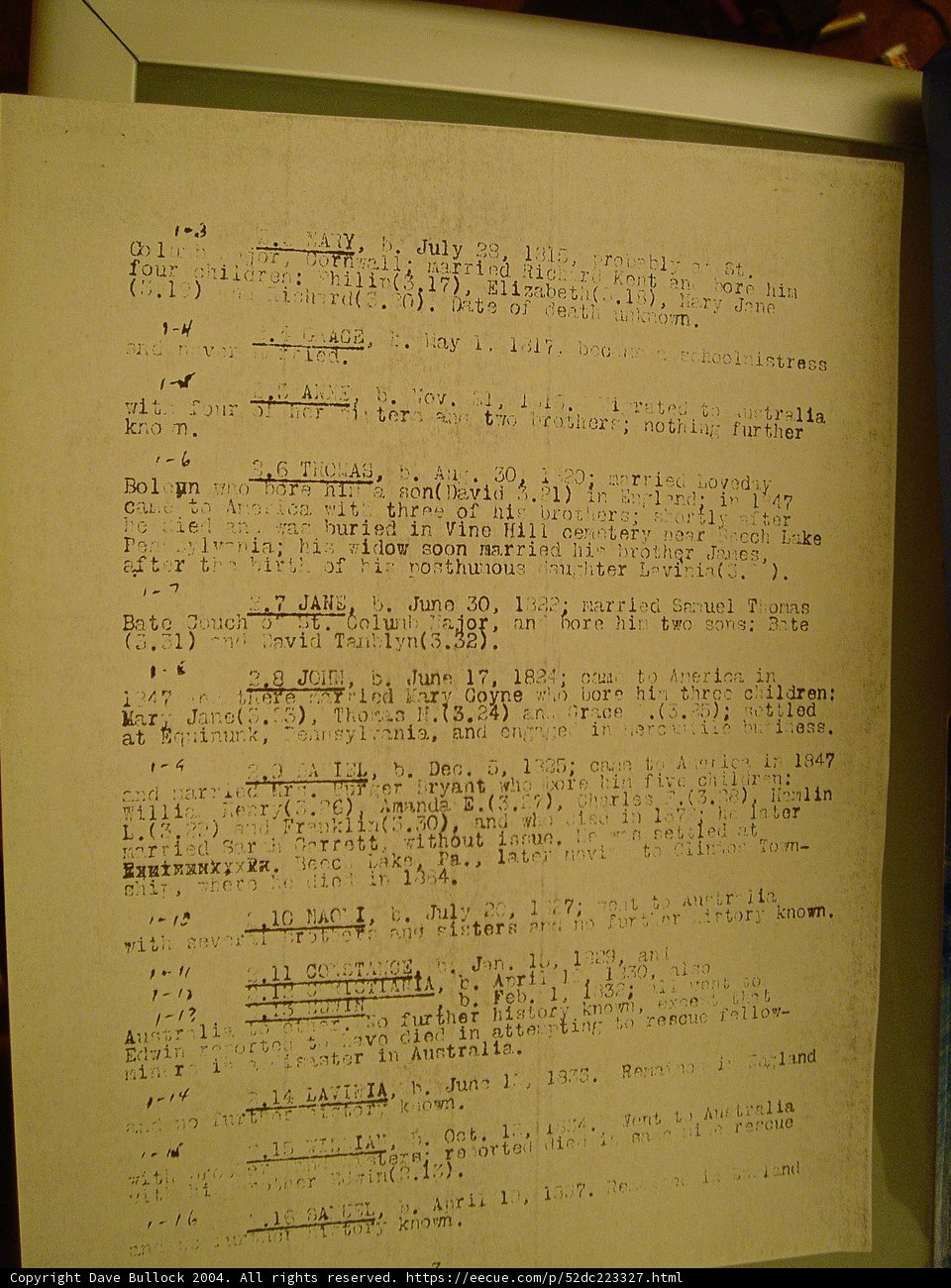 A Written Record