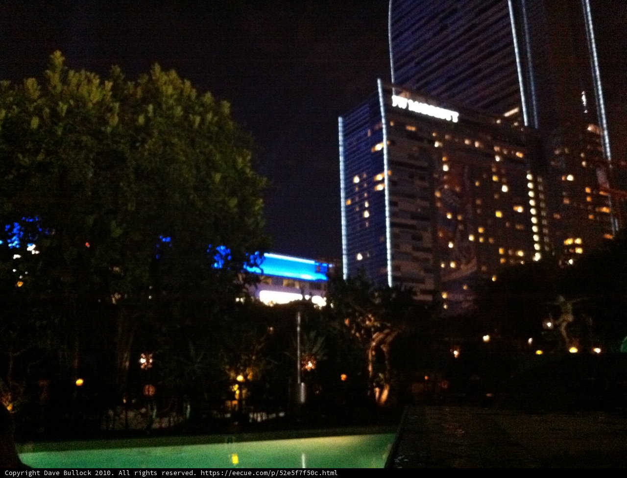Night Swim in the Urban Oasis