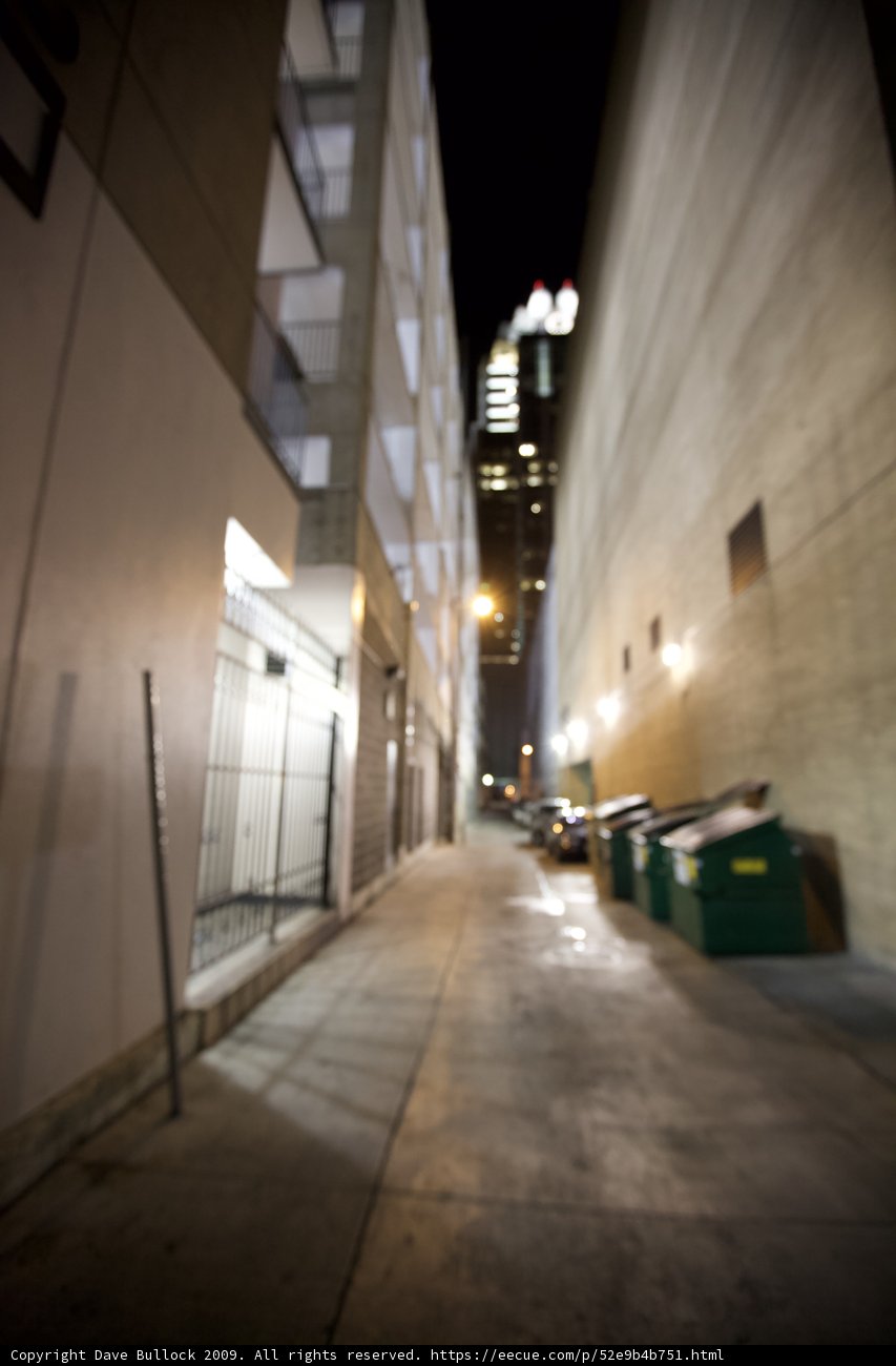 Blurred Cityscape at Night