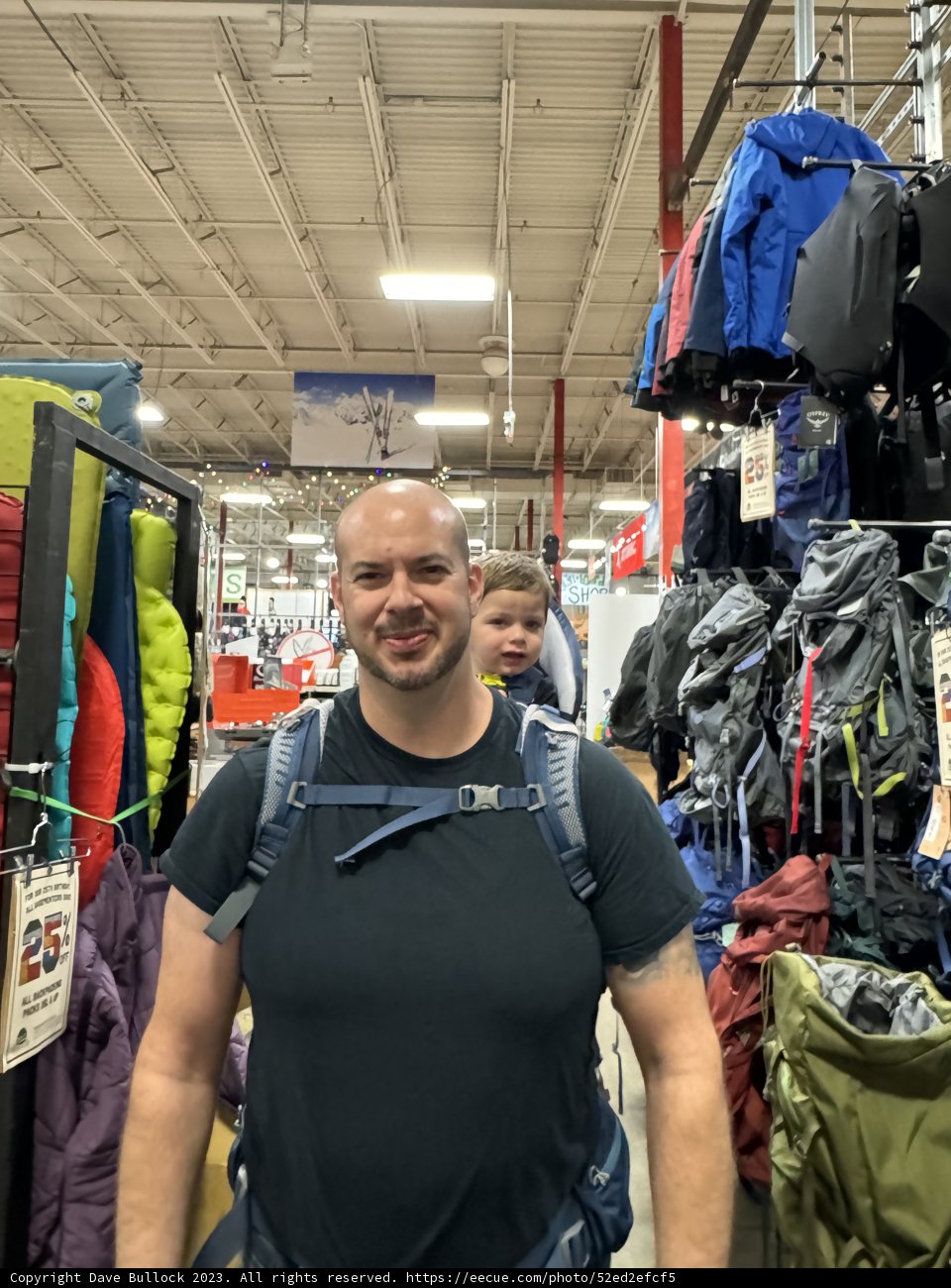 Urban Backpacker in Boutique Store
