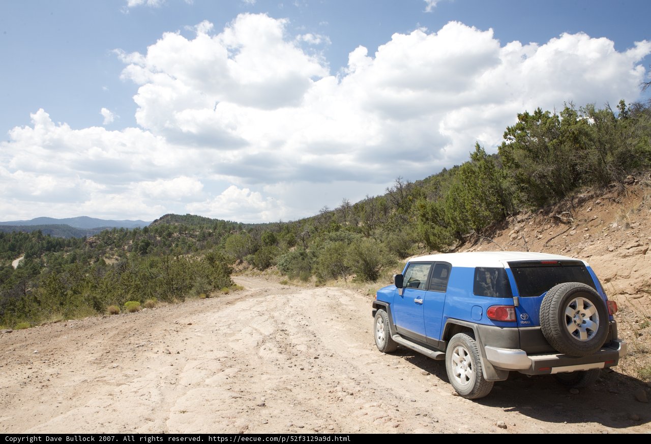 Offroading Adventure in a Blue SUV
