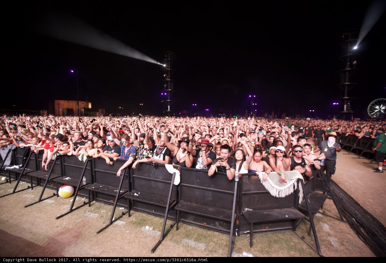 Coachella 2017 Concert Crowd