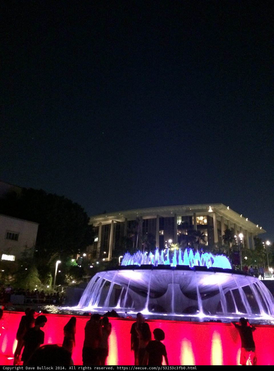 Illuminated Fountain Gathering