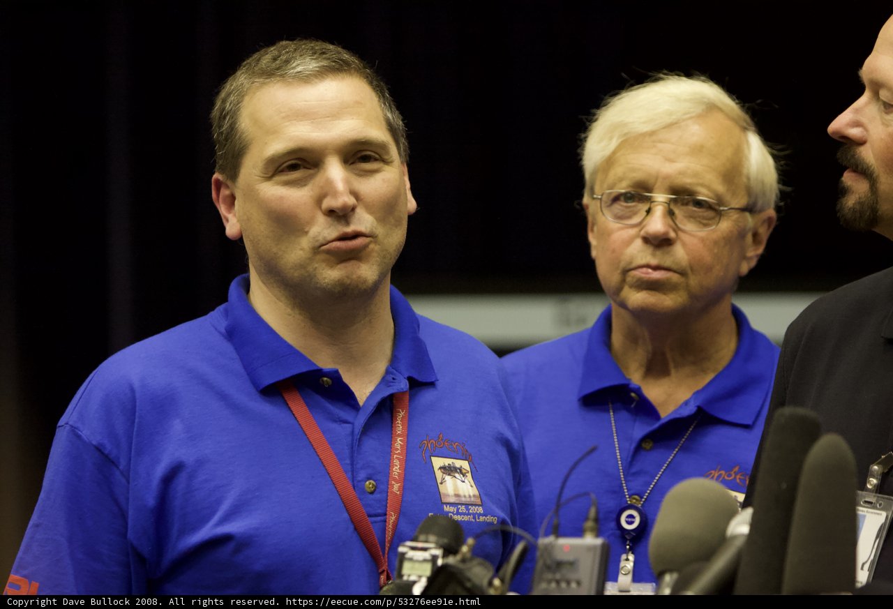 Press Conference with Three Men