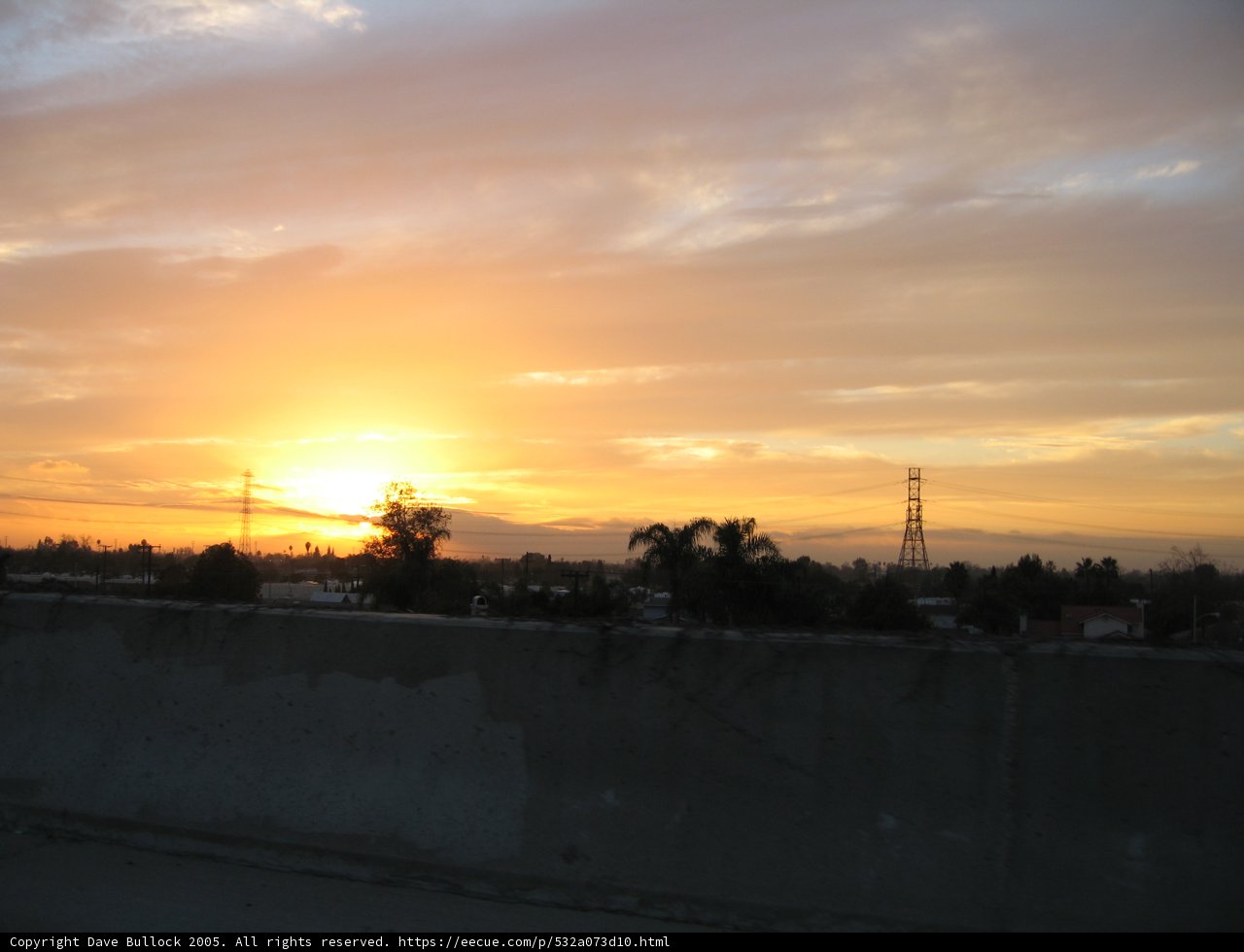 City Sunset Silhouette