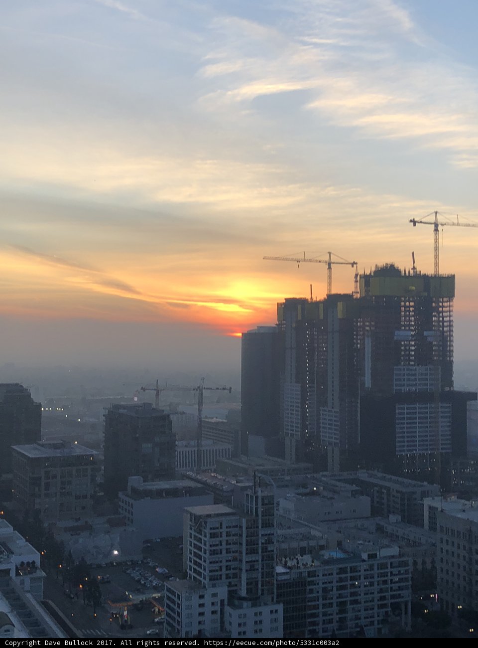 City Sunsets: A View from Above