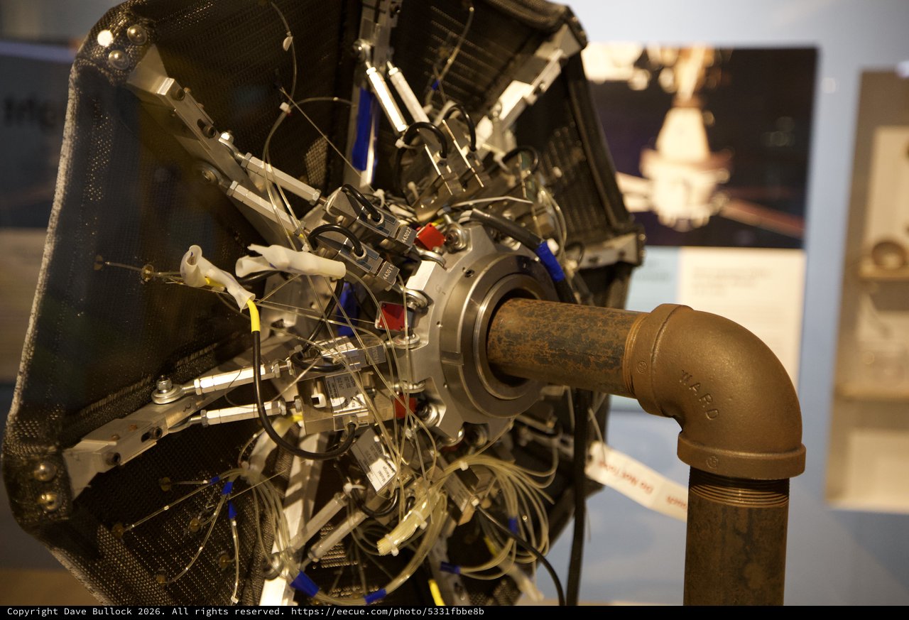 Complex Aerospace Engine Display at Science Museum