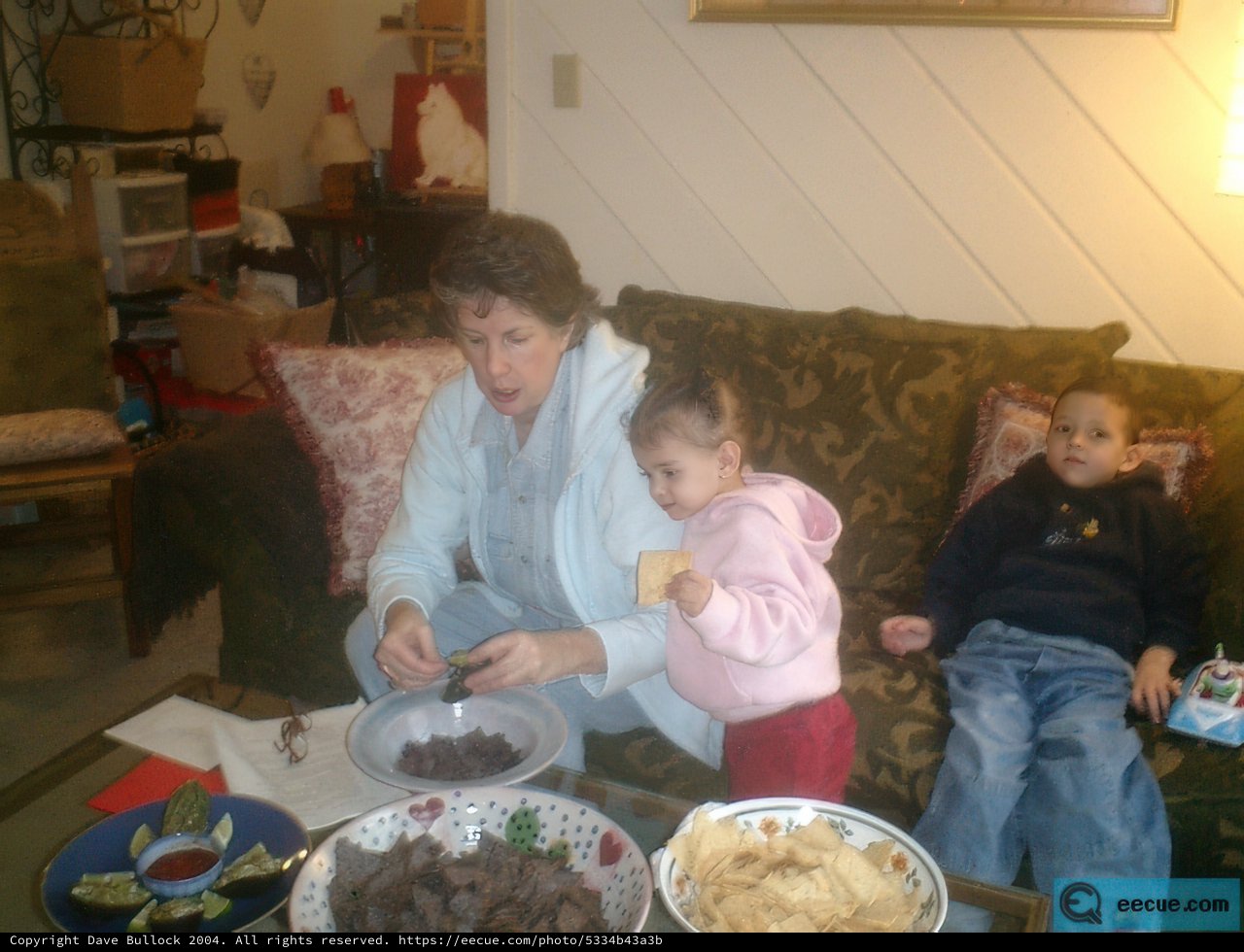 Family Lunch on the Couch