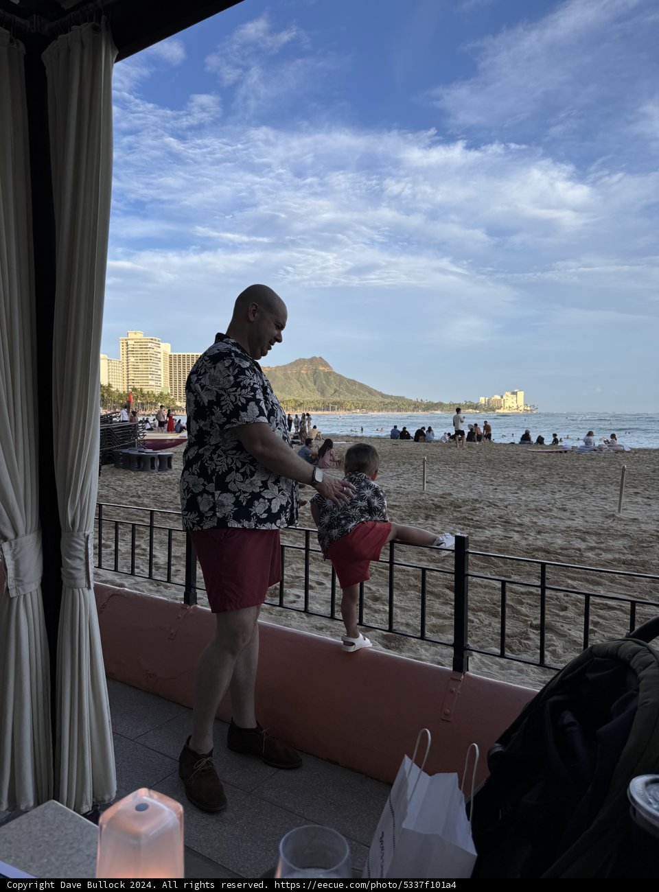 Sunset Moments at Waikiki Beach