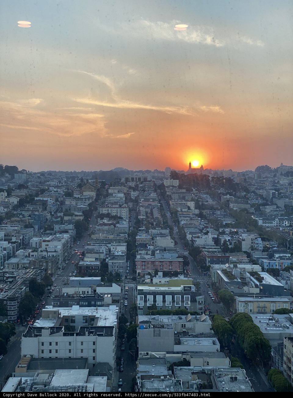 Golden City Sunset