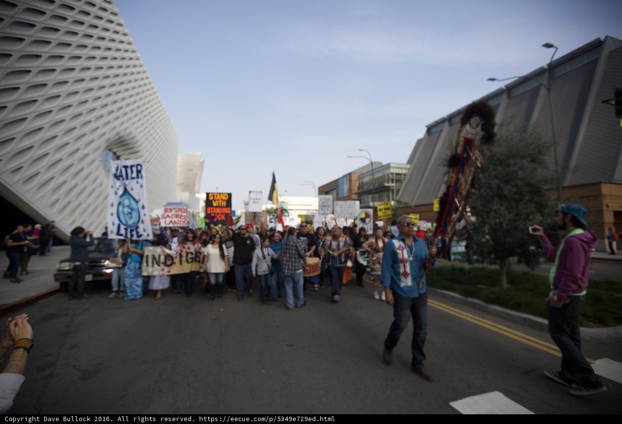 Pre-Coachella Protest March in the City