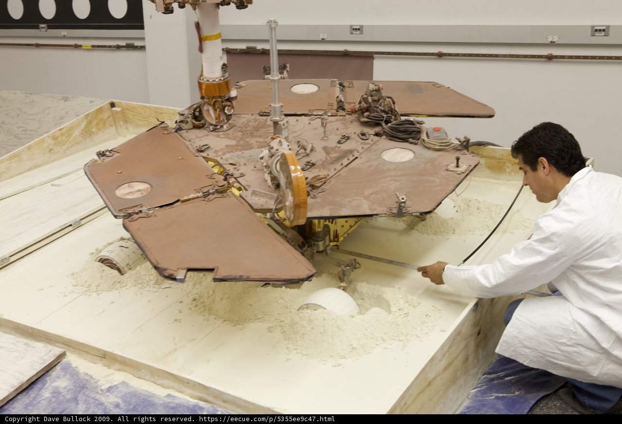 Working on the Mars Rover