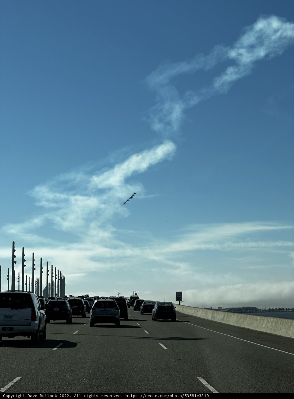 Highway Overflown by a Plane