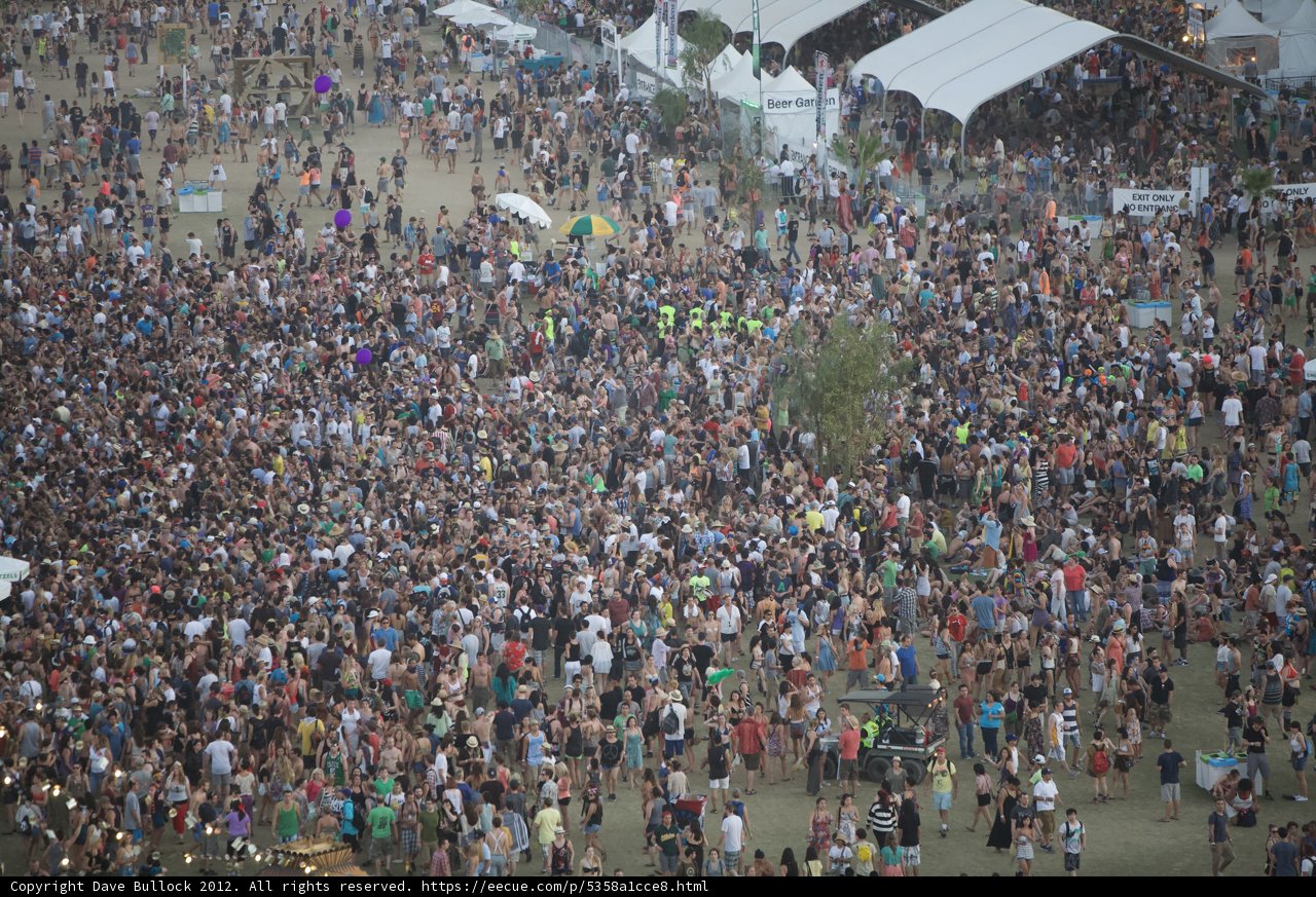 The Gathering of Thousands at Coachella 2012