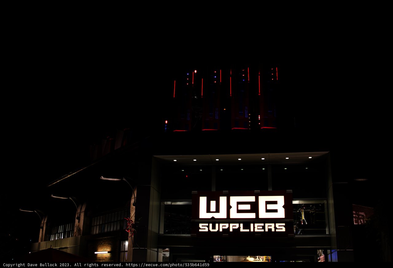 Web Suppliers Building at Night