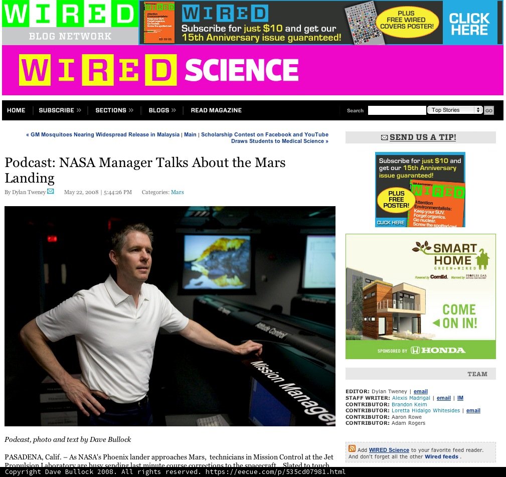 NASA Website Takes Center Stage