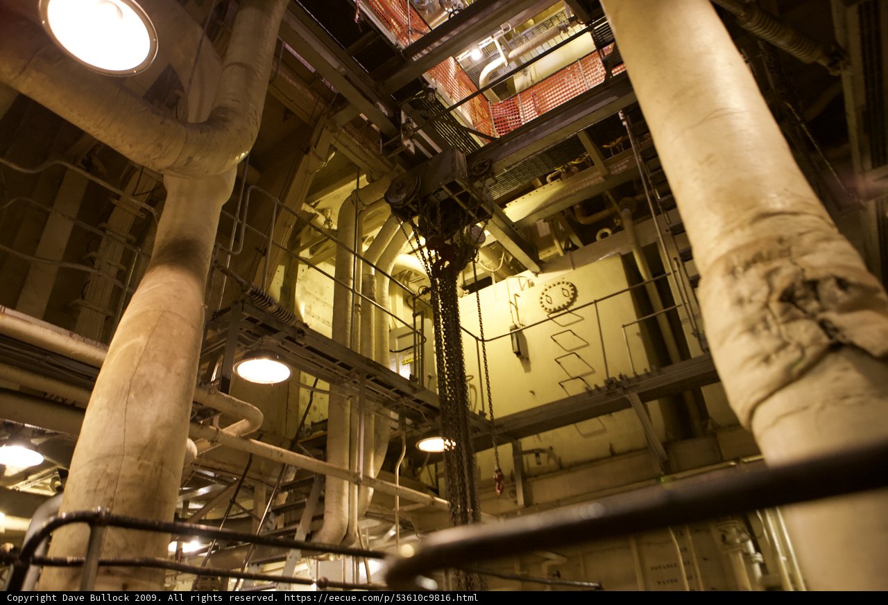 Illuminated Industrial Architecture