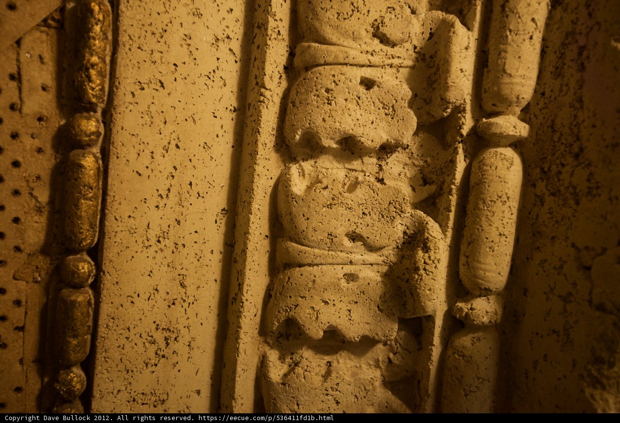 Carved Stone Wall at Temple Shoot
