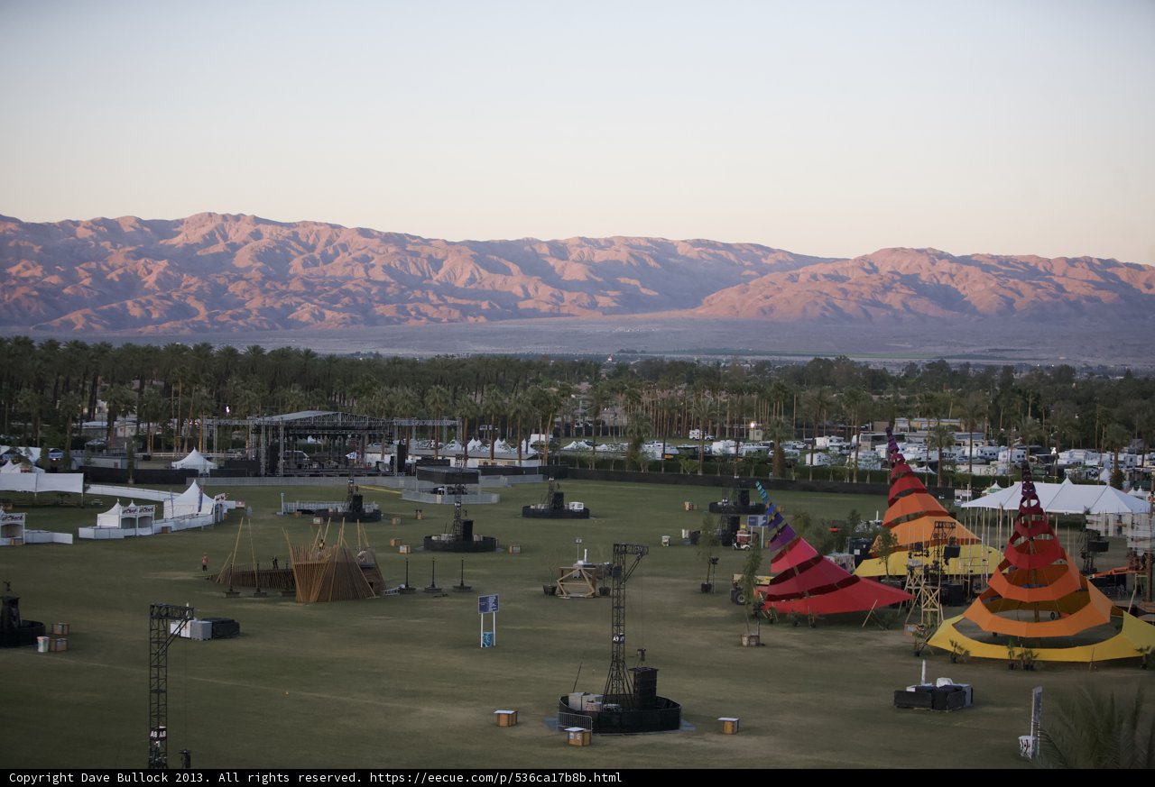 Camping in the Shadow of Mountains