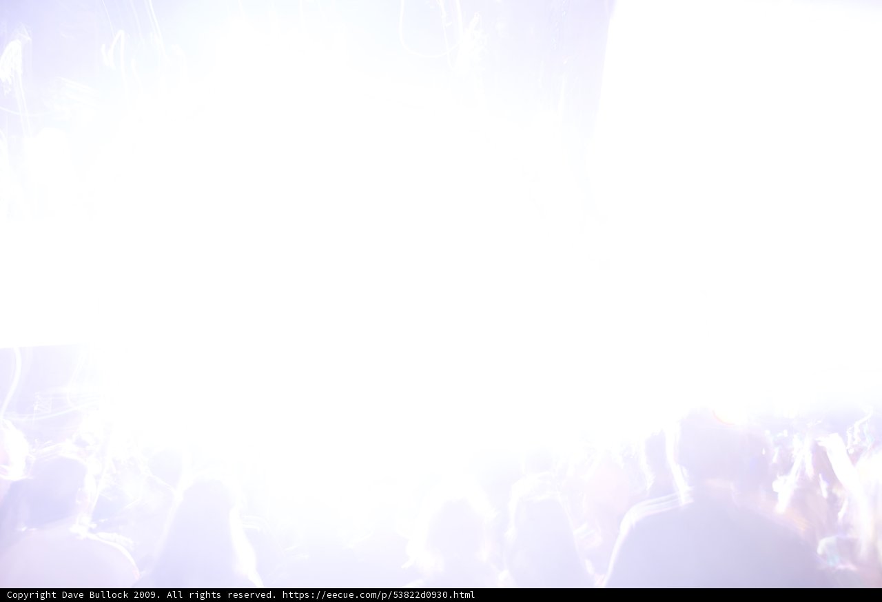 Flare and Lights at Coachella Concert