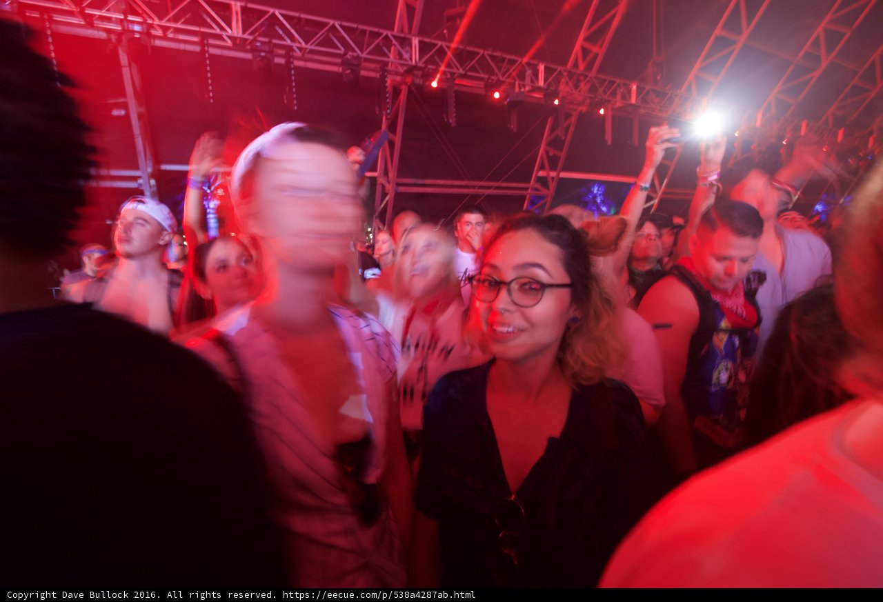 Night Life at Coachella Music Festival