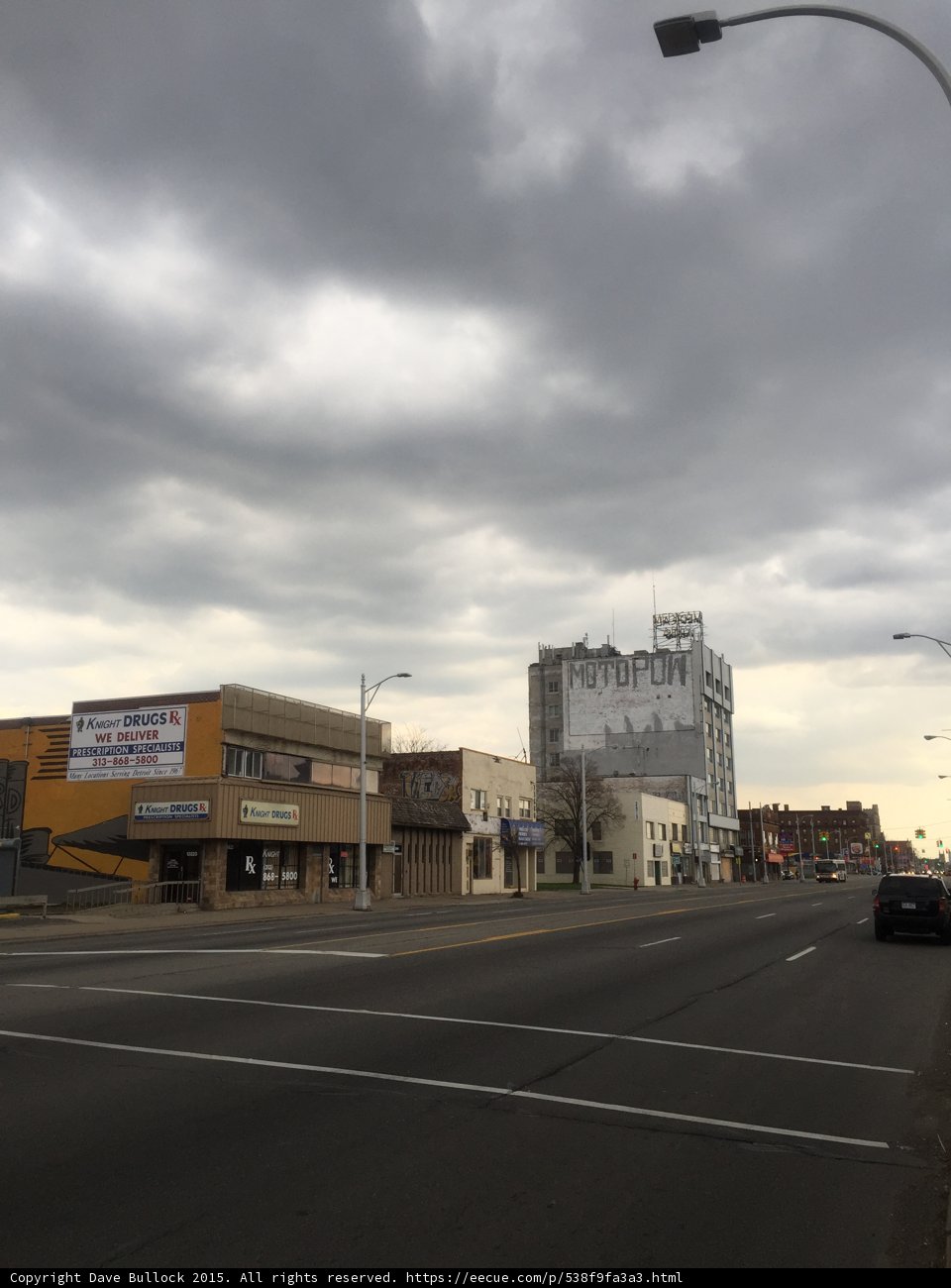 Driving through the City