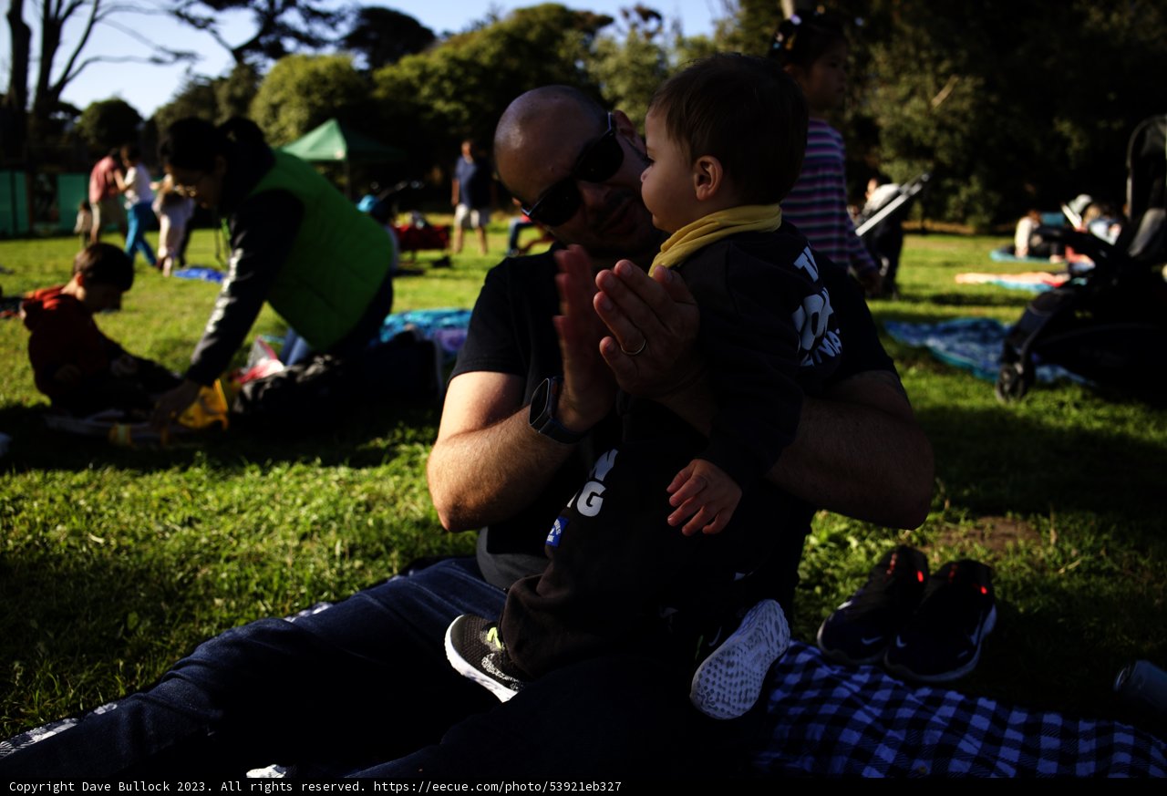 Father and Child Bonding Time at SF Zoo