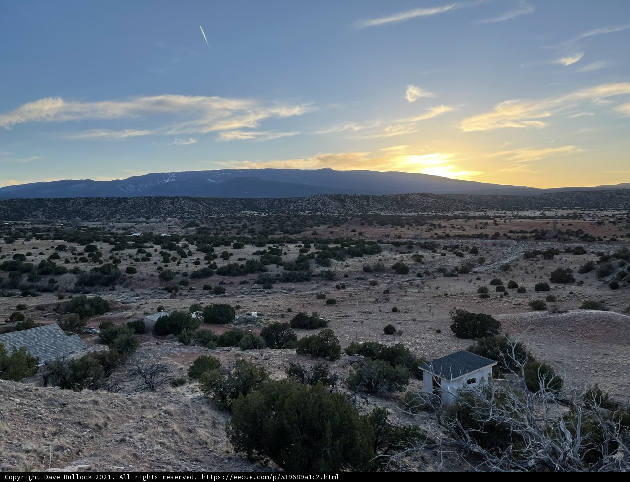 Desert Horizon at Sunset