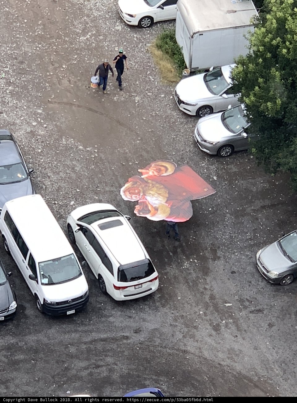 Kite-Flying Fun in the Parking Lot