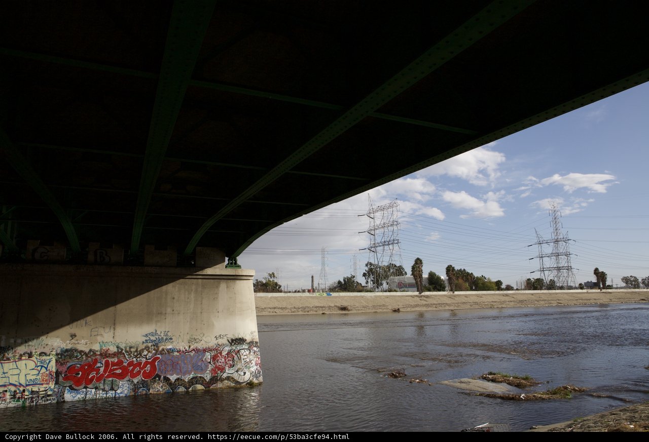 The Graffiti Art Underneath the Freeway Overpass