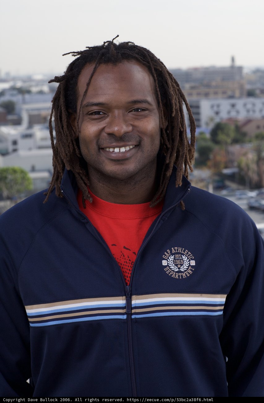 Happy James with Dreadlocks