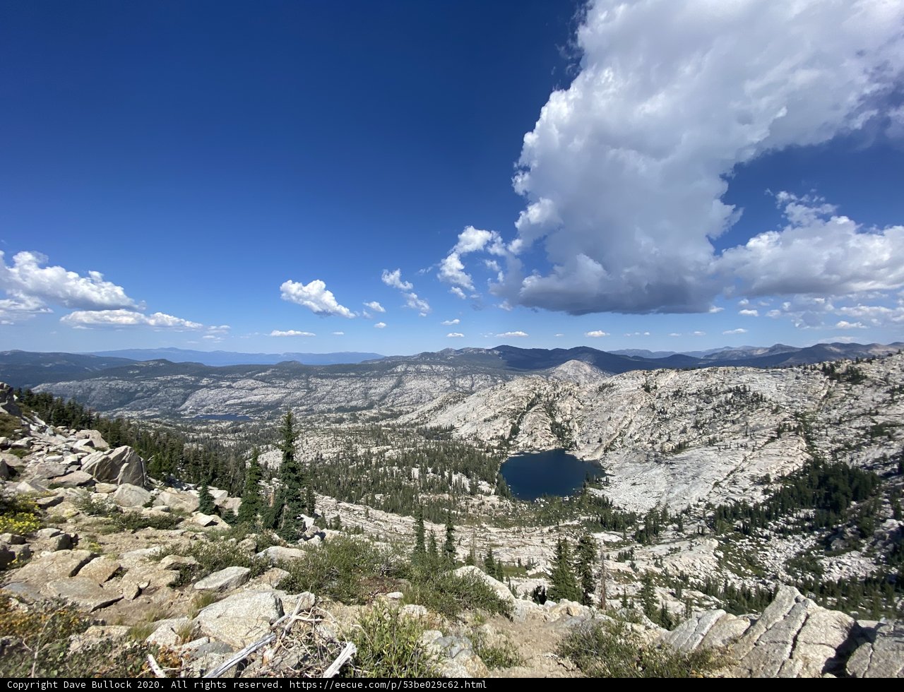 Majestic view of Desolation Wilderness