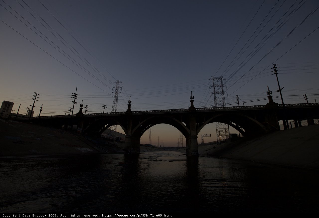 Sunset Glow on the LA River