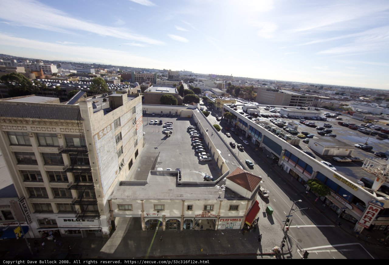 Sky-high View of an Urban Parking Lot